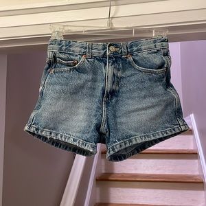 Zara girls denim shorts